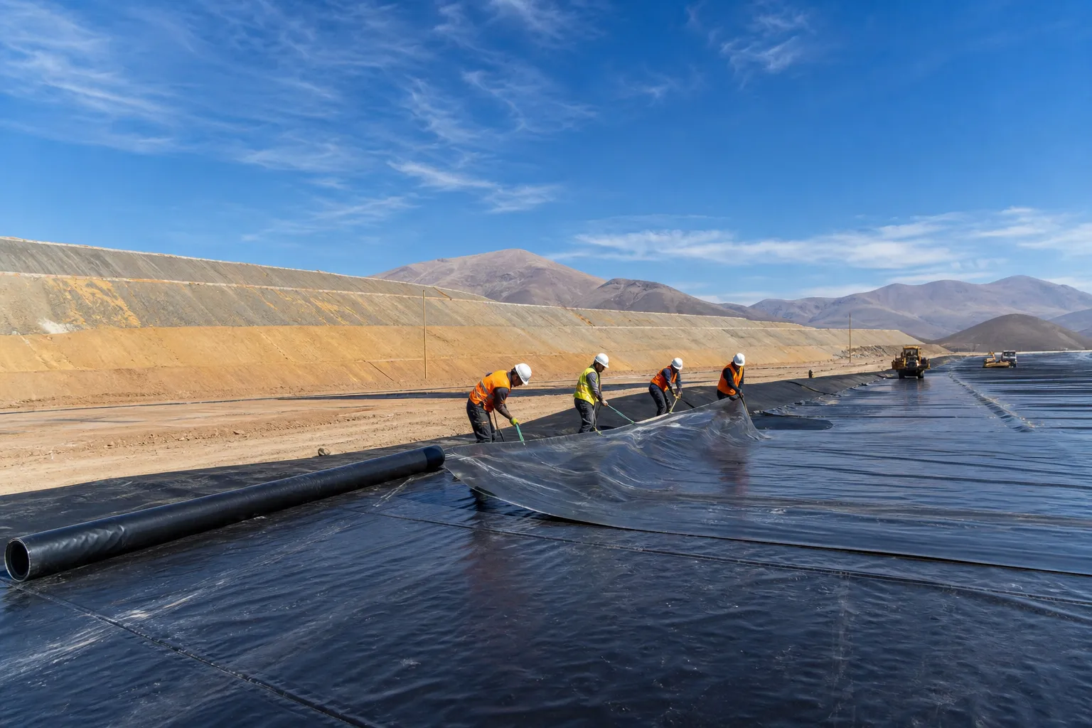Geomembrana HDPE: Qué es, aplicaciones y beneficios para proyectos mineros e industriales