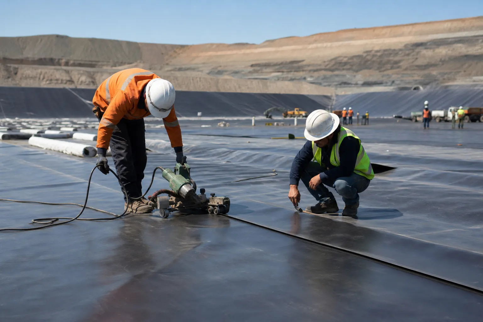 Instalación de Geomembranas de HDPE: Proceso, normas y control de calidad