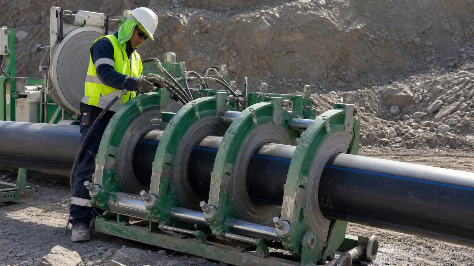 Termofusión de tuberías HDPE: cómo funciona y cuándo utilizarla